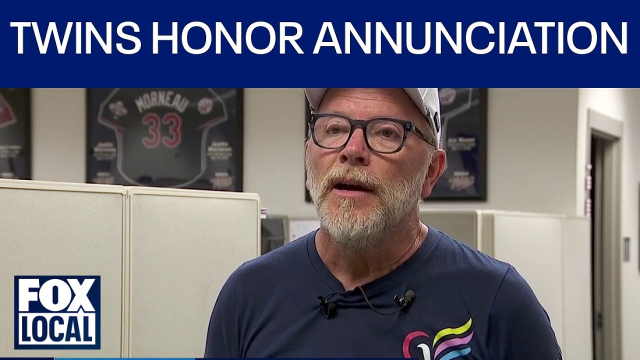 Minnesota Twins celebrate Annunciation School with pregame ceremony