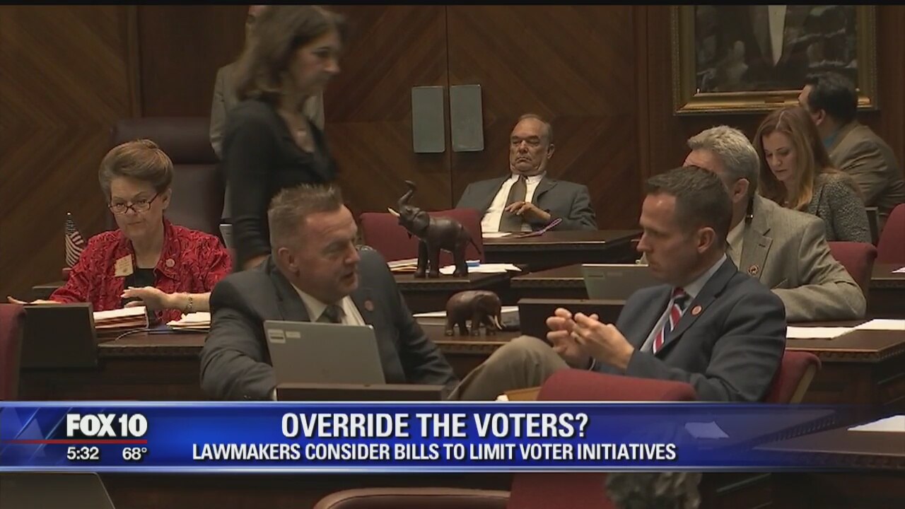 "Progress Now Arizona" group opposing bill that could overturn voter initiatives