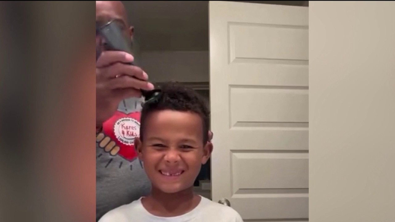 Loganville boy cuts hair for cousin with cancer