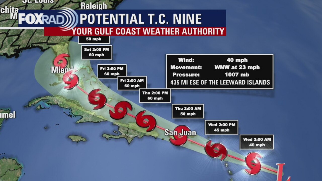 Tuesday Evening Weather Forecast