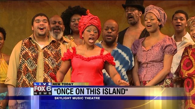 Laura enjoys soulful sounds from "Once On This Island"