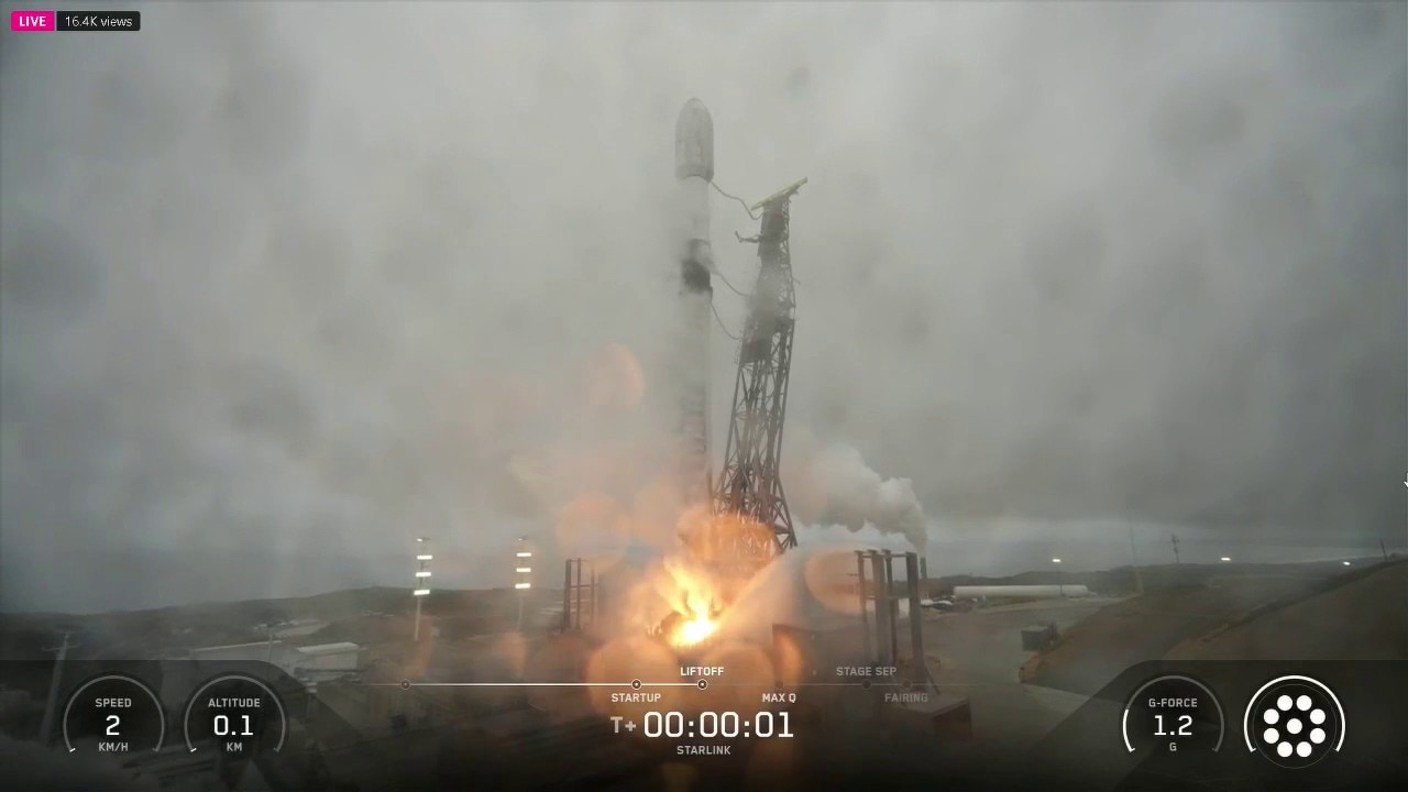 SpaceX Falcon 9 launches 24 Starlink satellites