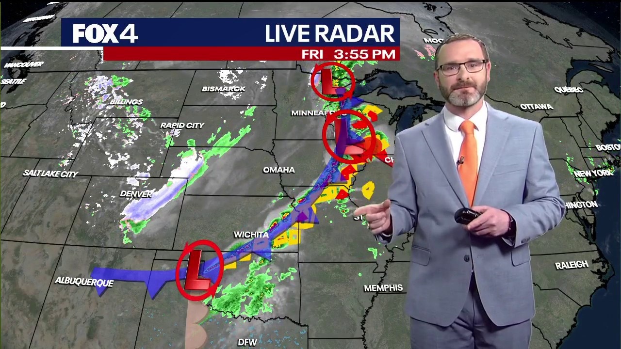 Dallas weather: April 17 evening forecast