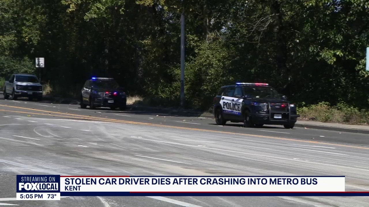 Stolen car driver died after crashing into Metro bus
