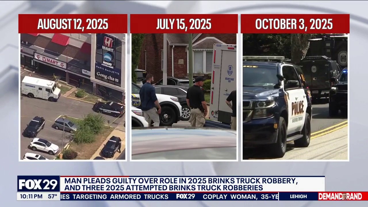 Second Philly man pleads guilty in Brinks truck robberies  