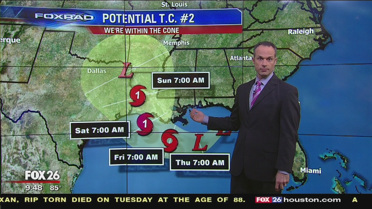 Tropical Cyclone 2 forecast likely Hurricane Barry