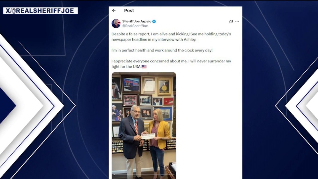 Joe Arpaio addresses death rumors