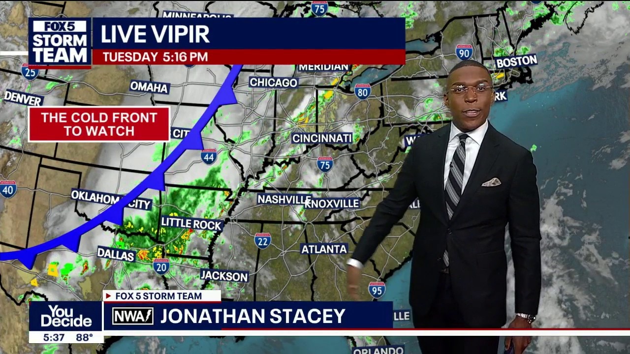 Tuesday evening forecast