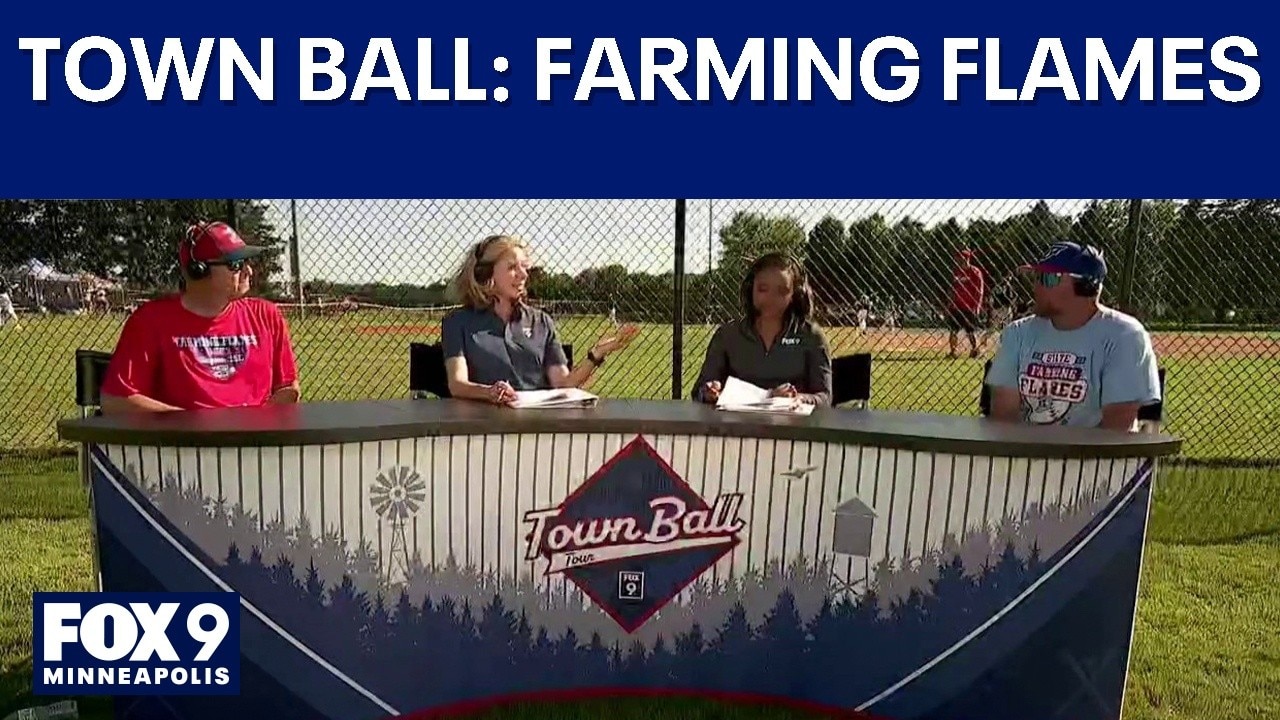 FOX 9 Town Ball Tour: Farming Flames manager and president