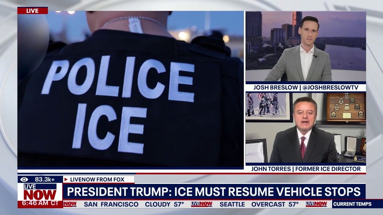 Trump calls for ICE vehicle stops to resume