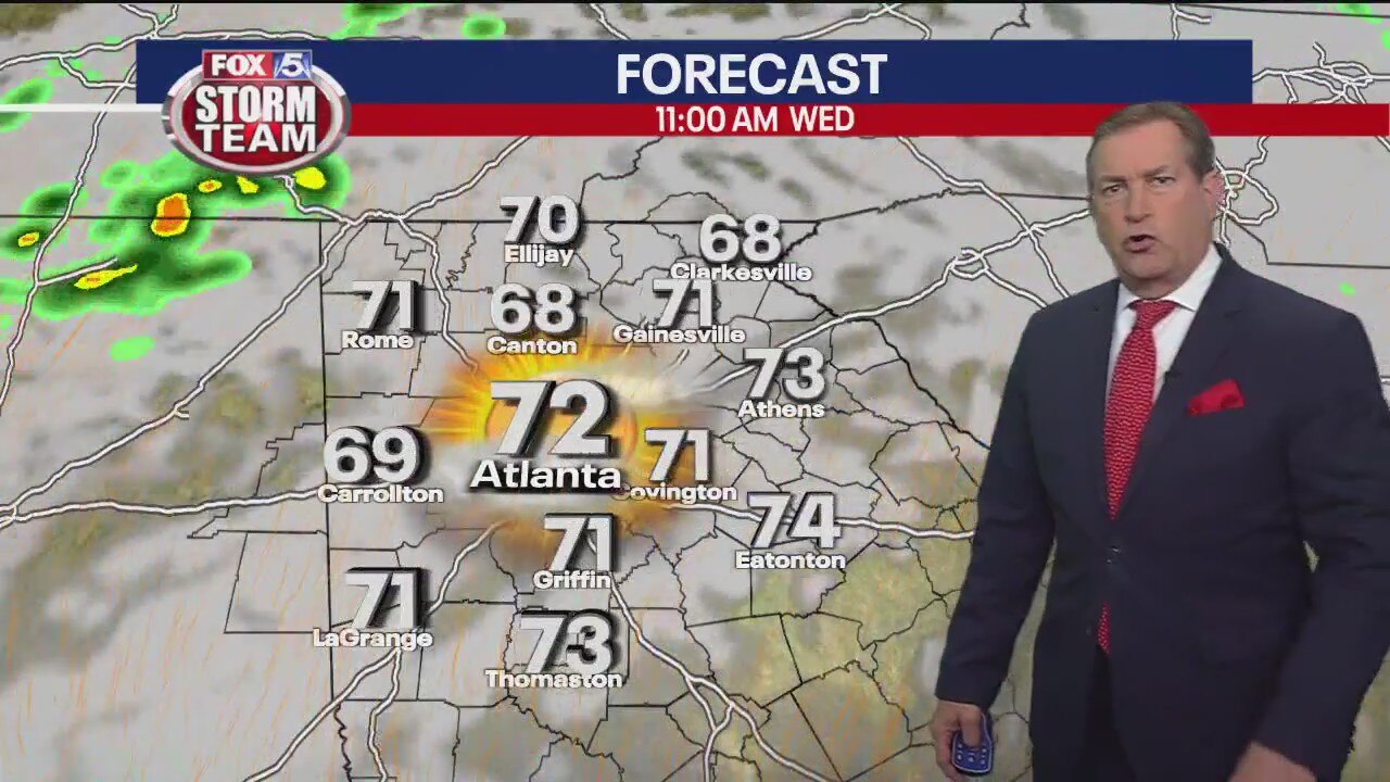Monday evening forecast