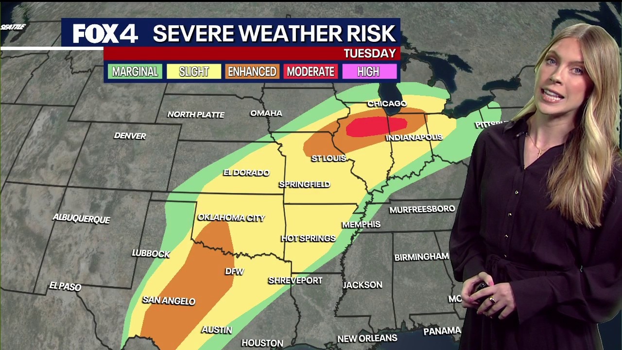 Dallas Weather: March 10 noon forecast update
