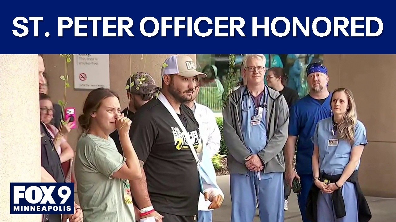St. Peter police officer shot during standoff released from the hospital 