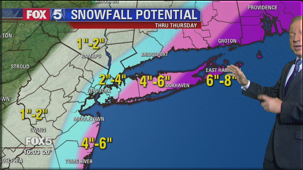 Uncertain storm forecast