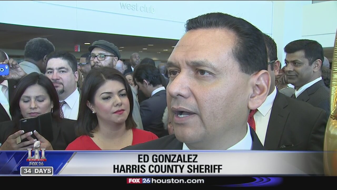 Ed Gonzalez sworn in as Harris County Sheriff