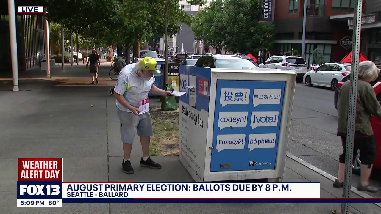Washingtonians drop off ballots before primary election