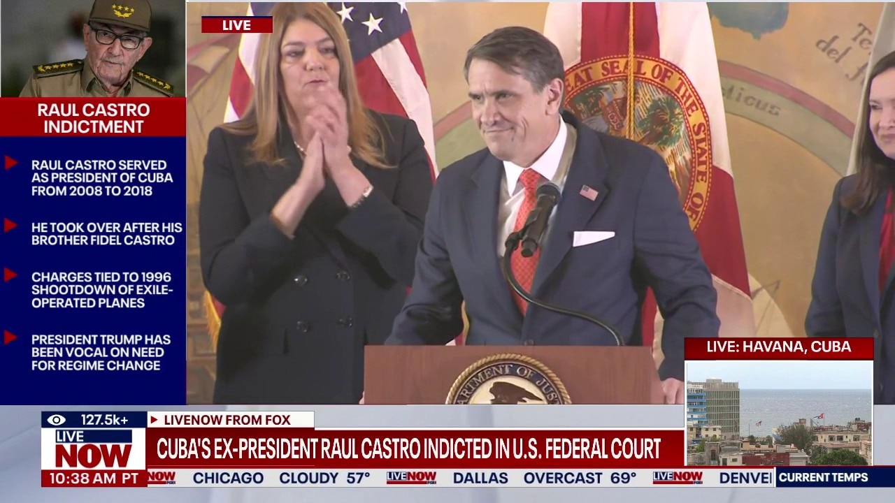 Charges against Raul Castro announced