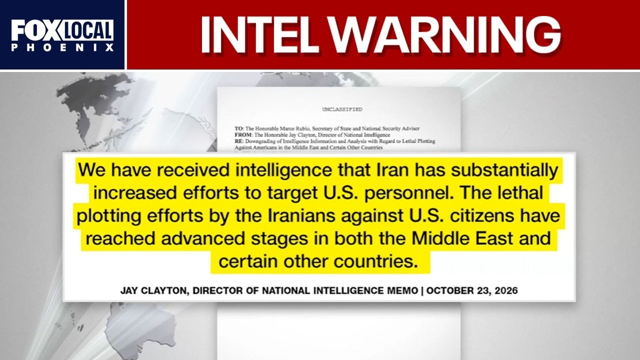 US intelligence memo warns Iran targeting personnel abroad