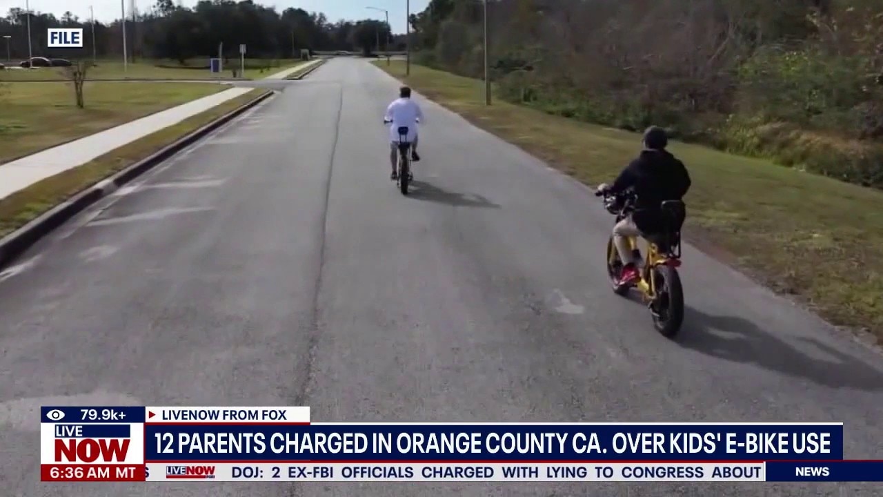12 parents charge in Orange Co, over kids E-bike use