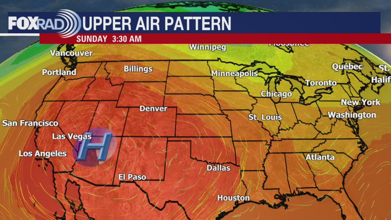Sunday morning weather forecast