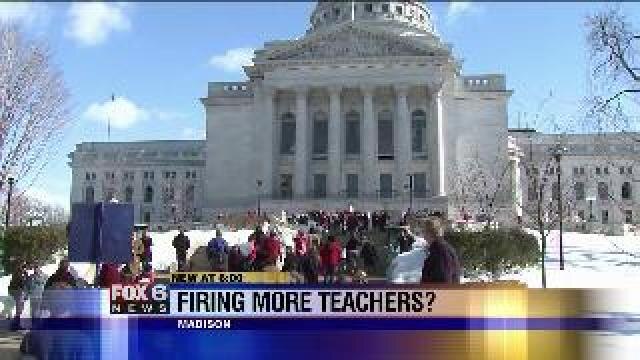 Is Act 10 leading to the firing of more teachers?