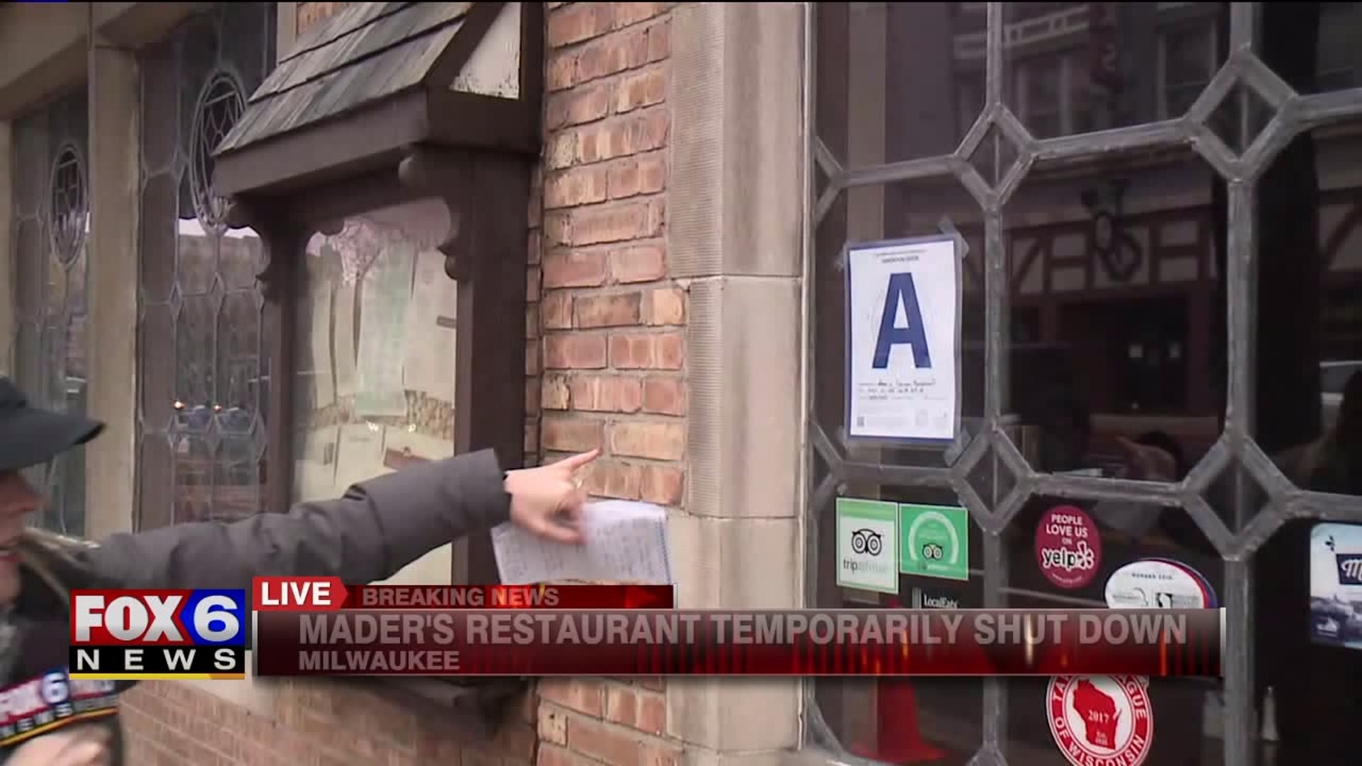Mader's temporarily shut down