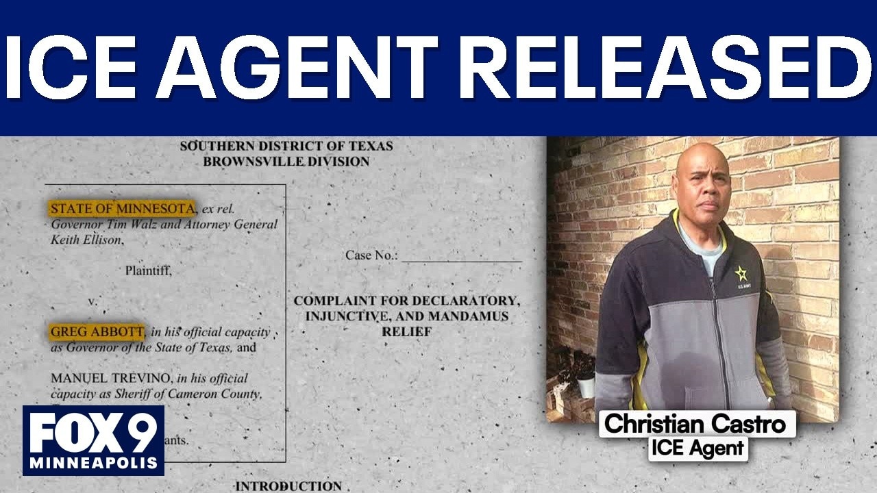 ICE agent with active warrant in MN released from Texas jail