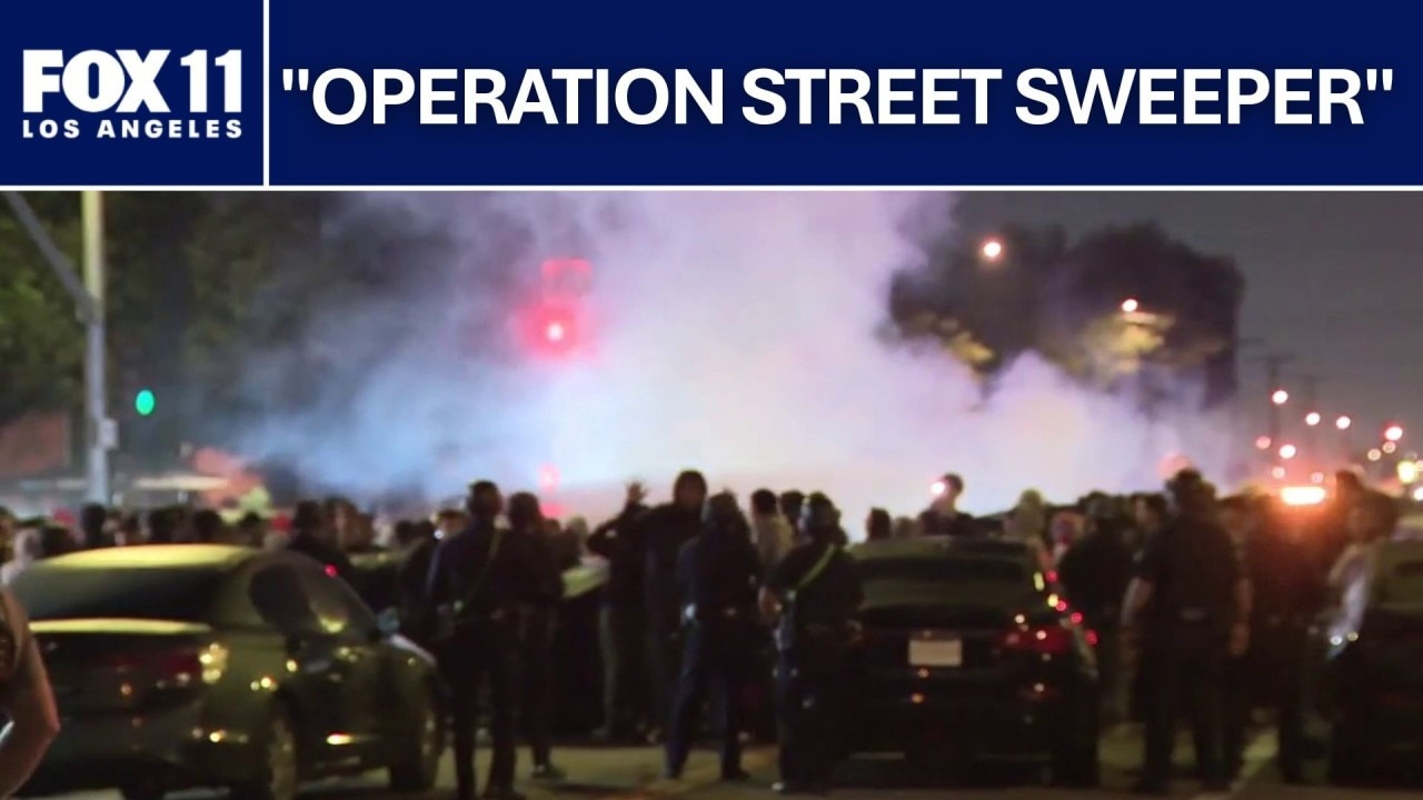 69 arrested in massive LA street takeover bust