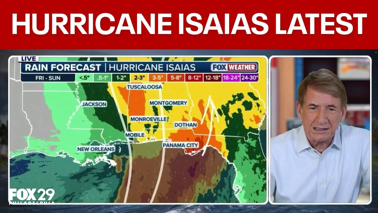 Hurricane Isaias latest: Storm intensifies as it barrels towards gulf coast