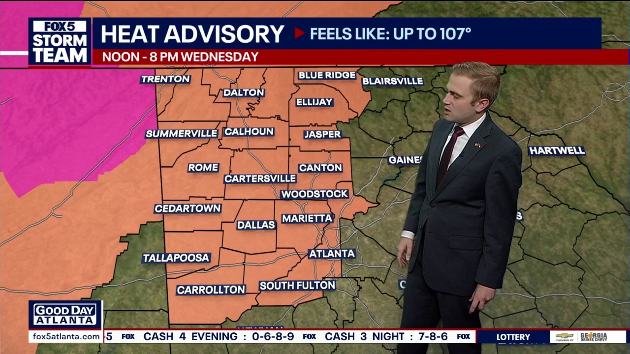 Metro Atlanta weather: Another super hot and steamy day ahead
