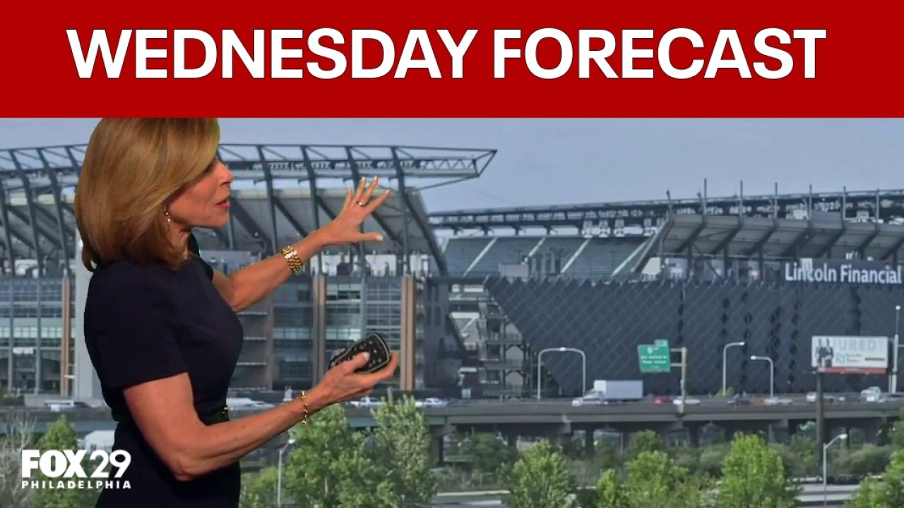 Philadelphia weather: Wednesday evening forecast