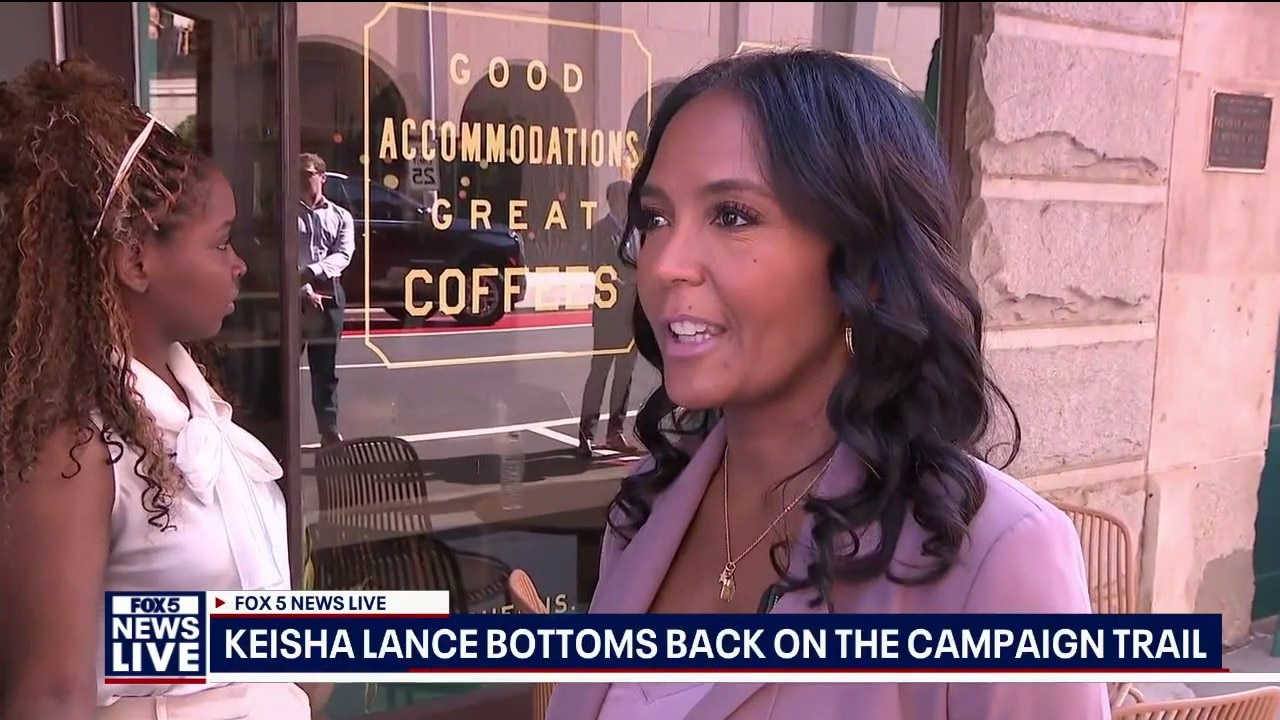 Keisha Lance Bottoms celebrates Labor Day on campaign trail