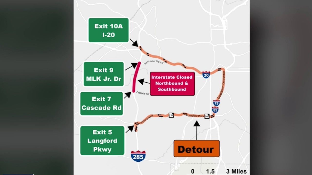 GDOT on I-285 closures: 'There will be back ups'