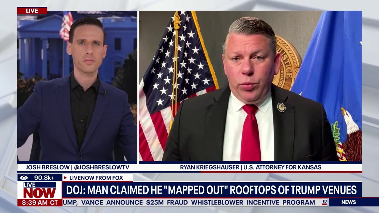 DOJ: Man claimed he "mapped out" Trump venue rooftops