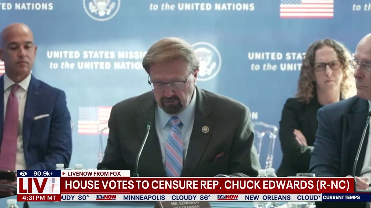 House votes to censure GOP Rep. Chuck Edwards