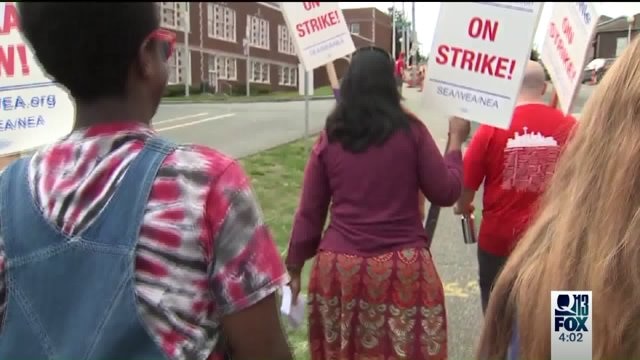 Seattle teachers on strike