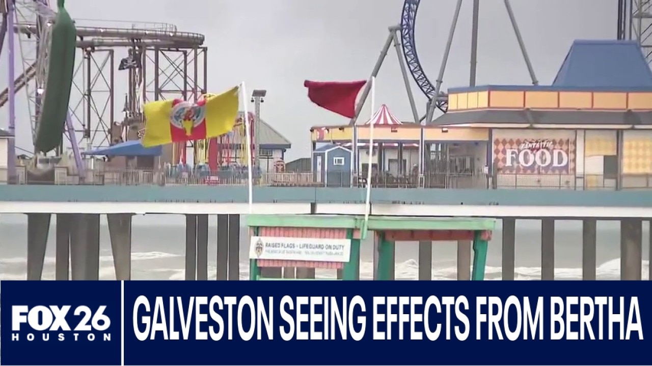Galveston residents, tourists seeing effects from Tropical Storm Bertha
