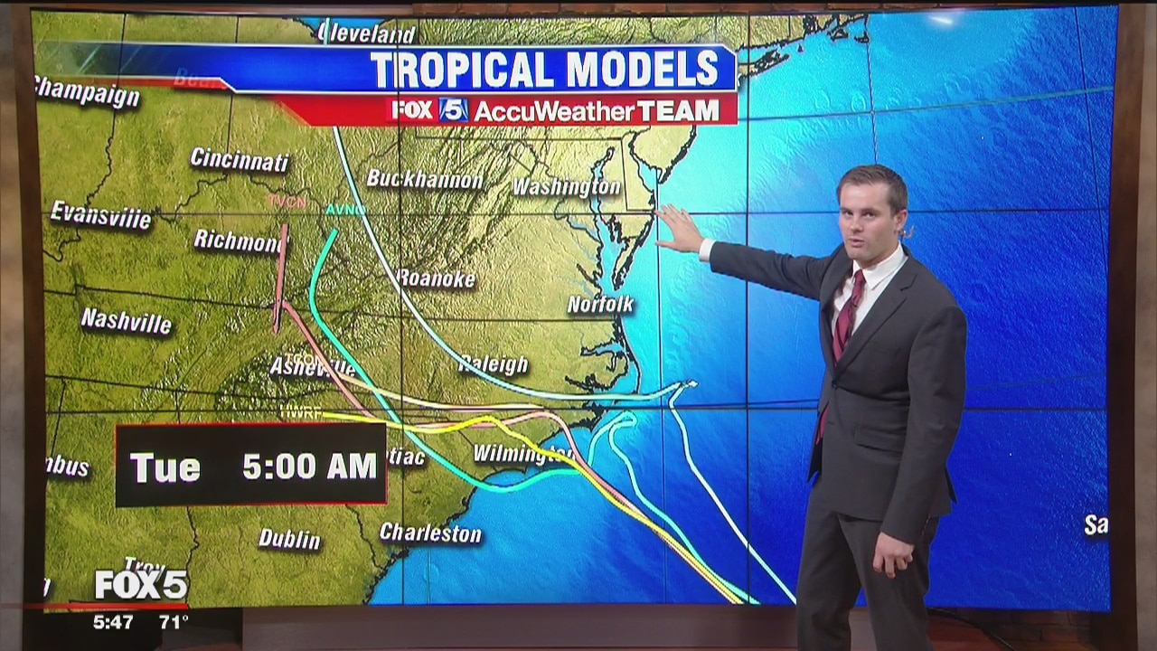 TRACKING FLORENCE: Florence growing as it gets closer to landfall