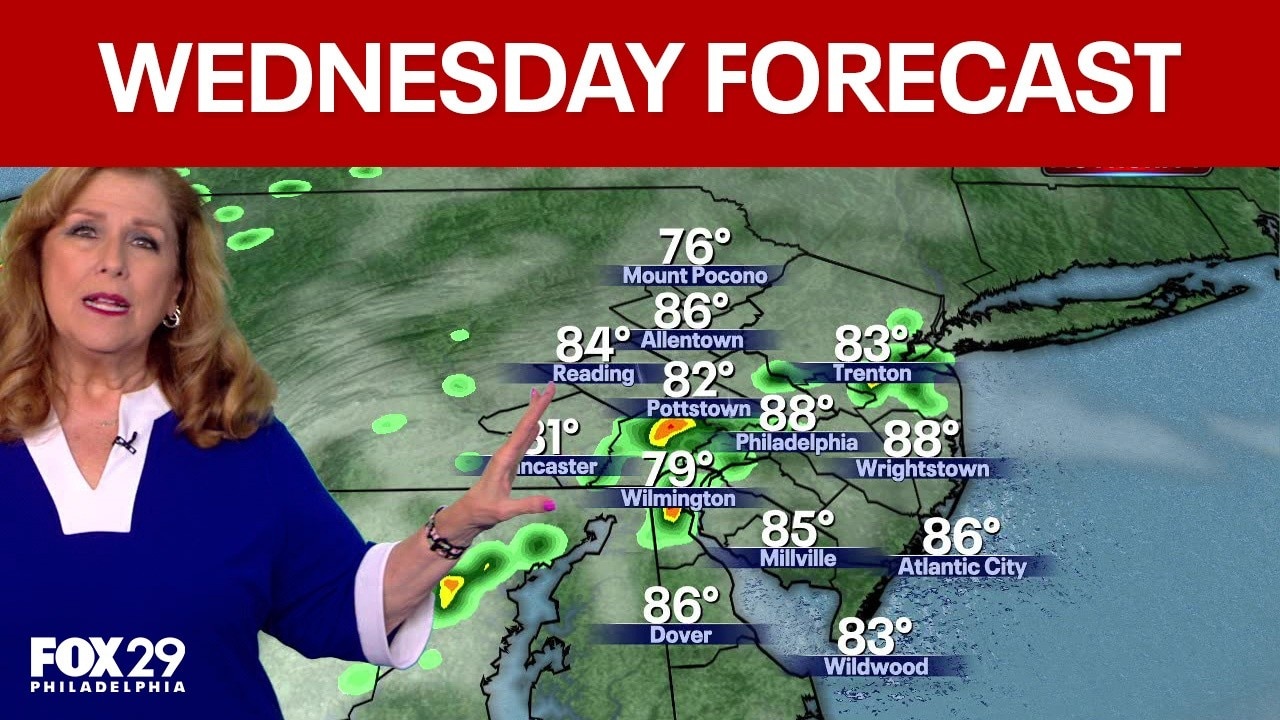 Philadelphia weather: Wednesday forecast