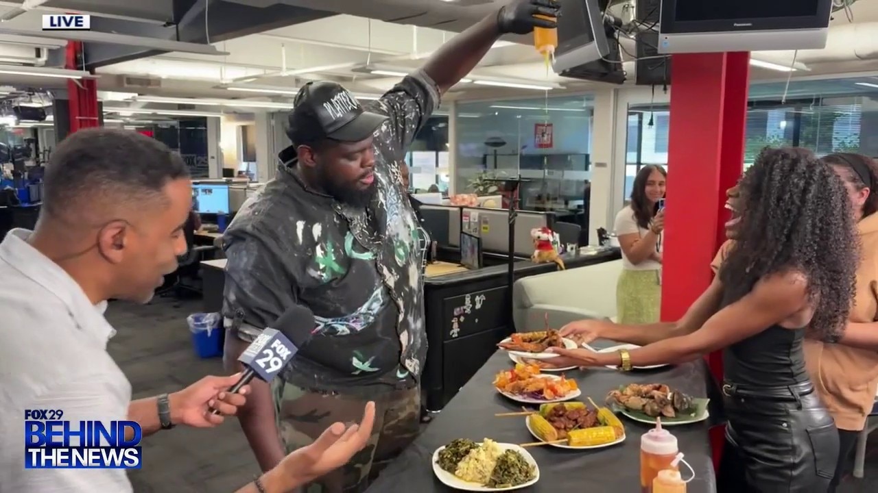 Chef Deek Feeds The FOX29 Studio