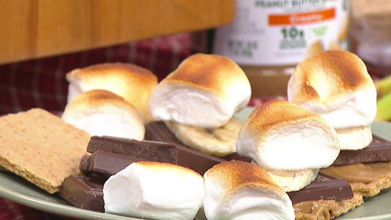 Create a s'mores snack board for National S'mores Day