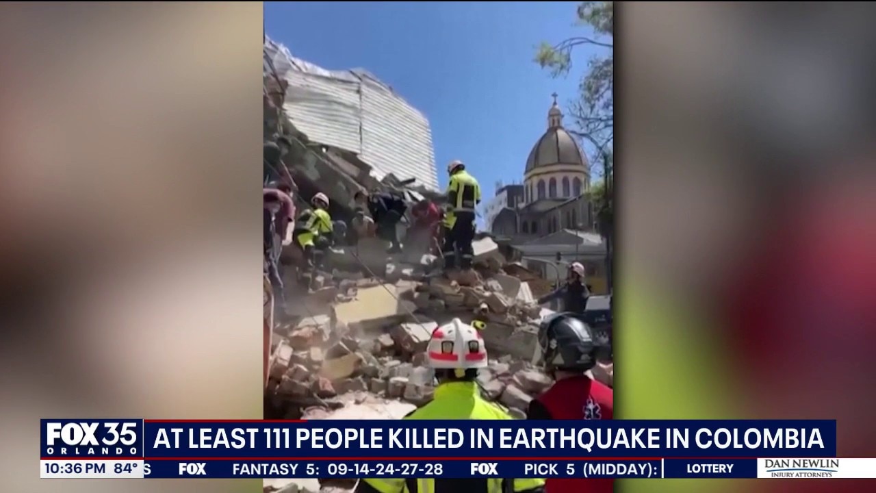 More than 100 dead after major earthquake in Colombia
