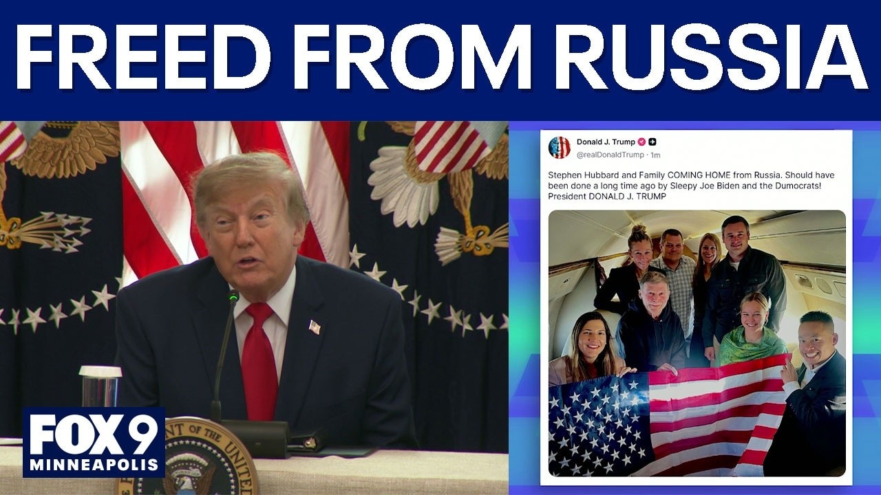 American teacher freed from Russia prison, Trump announces