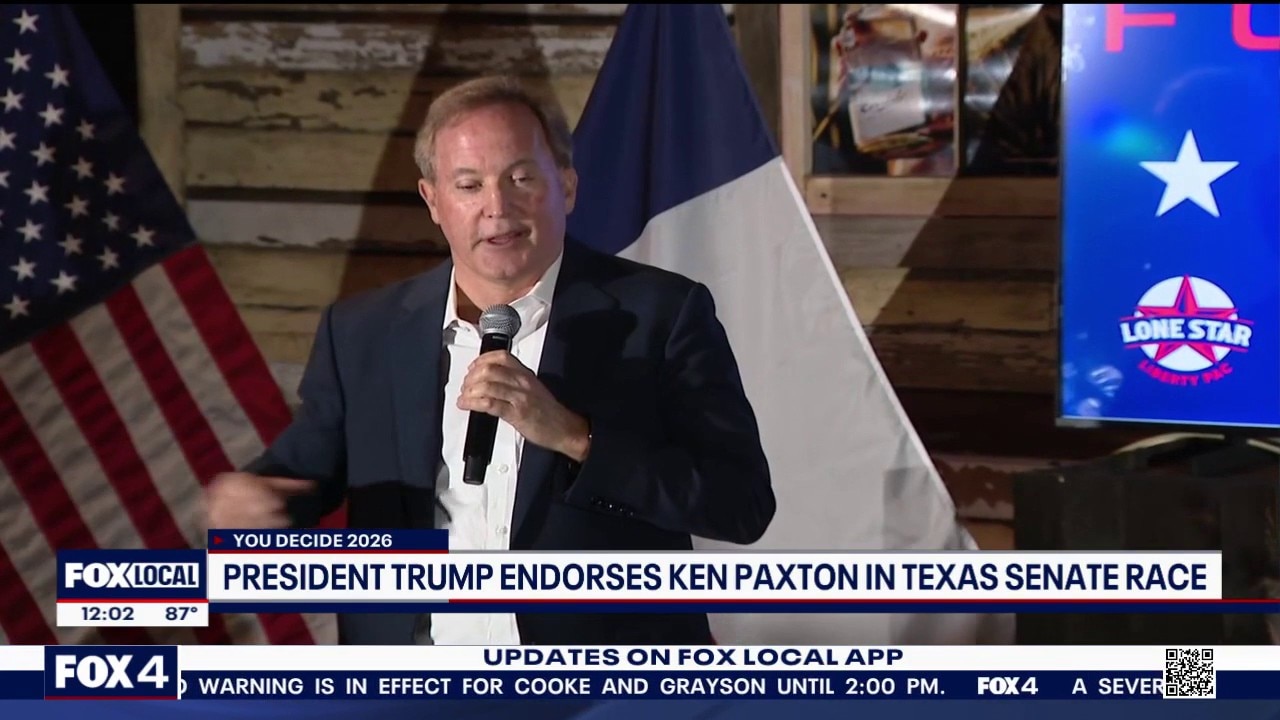 Trump endorses Ken Paxton in US Senate race