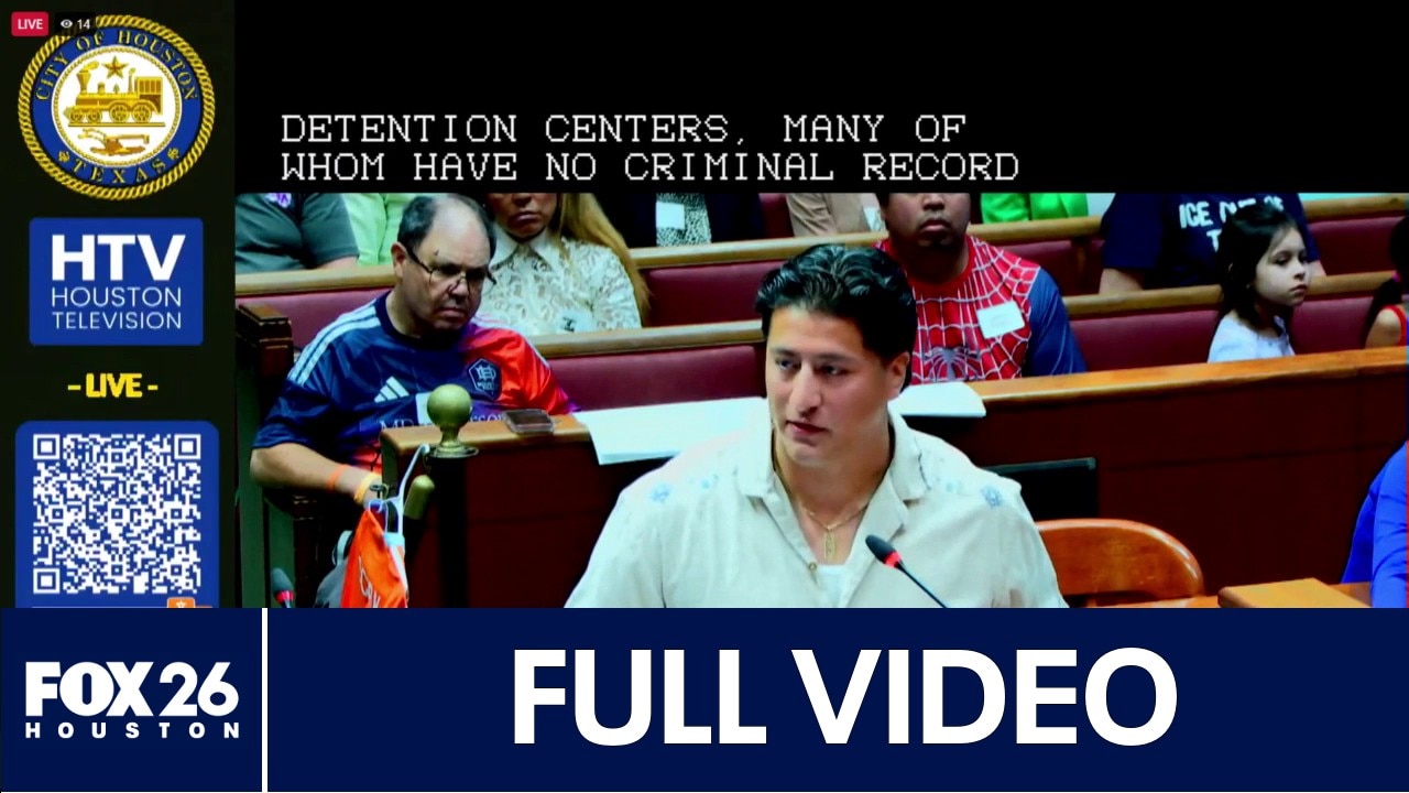 FULL VIDEO: Ronaldo Salgado addresses Houston City Council