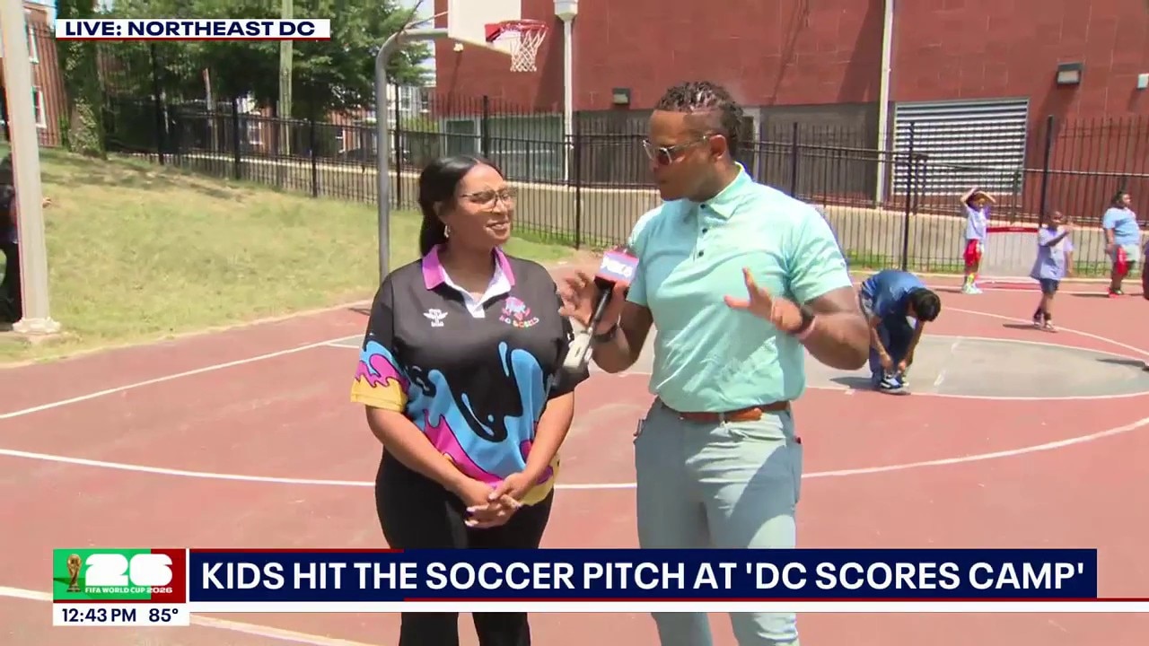 Kids Hit the Soccer Pitch at 'DC Scores Camp'