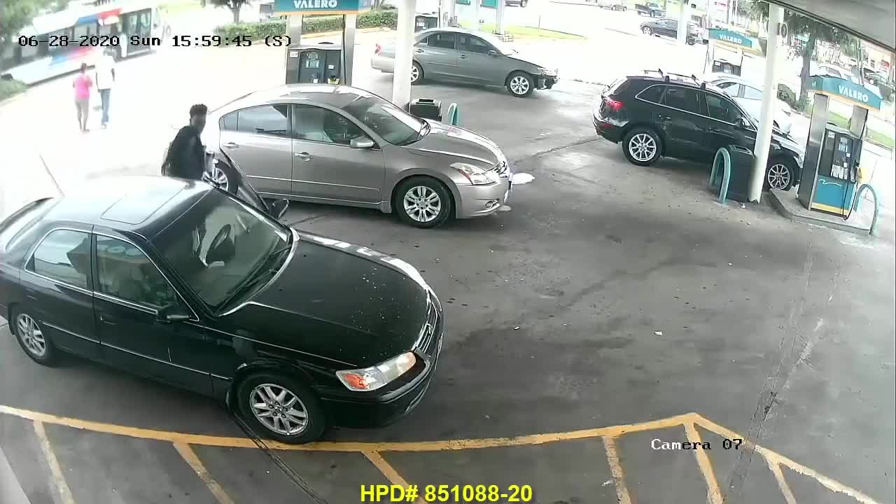 Suspect wanted for running over elderly man, driving off in car