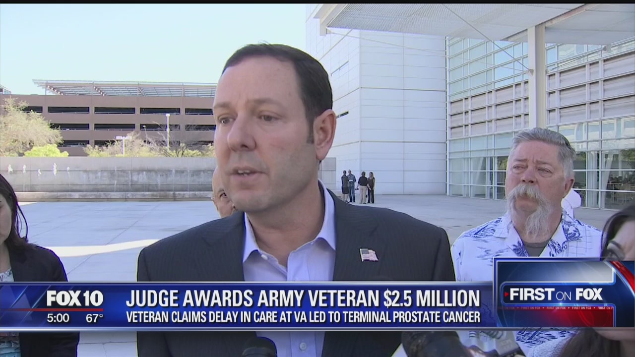 Arizona man awarded $2.5M in medical lawsuit vs VA hospital