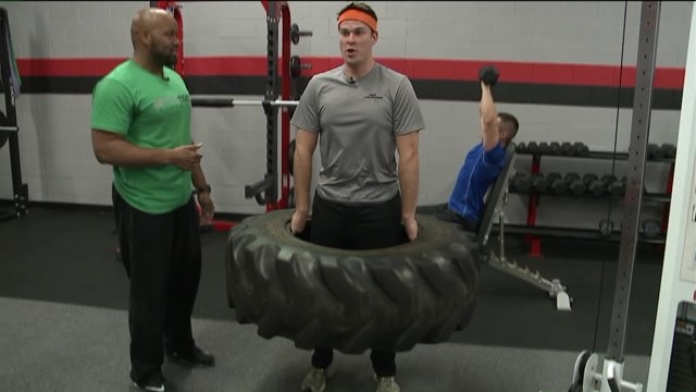 Chip learns how to tire flip