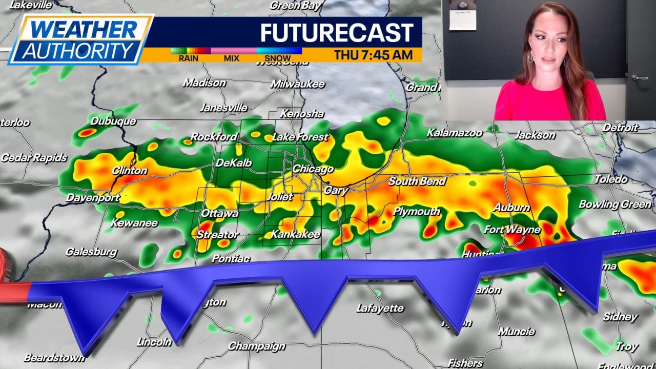 Chicago weather: Heavy rain could bring localized flooding Thursday